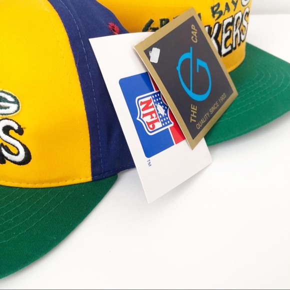 SET 2 GREEN BAY PACKERS 🏈 🧢 NFL Football HAT CAP kids youth NWT Vintage ? - Picture 3 of 6